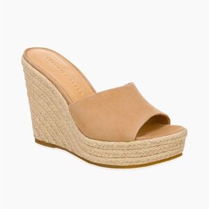 Veronica Beard Dali Suede Espadrille Wedge Sandals